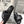 SLIDE SANDALS IN BLACK NYLON AND RUBBER WHITE PRINT