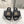 SLIDE SANDALS IN BLACK NYLON AND RUBBER YELLOW PRINT