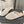 ALAIA FLAT MULES IN WHITE MESH FISHNET