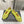 ALAIA PEARL MARY JANE SHOES IN NEON YELLOW MESH AND CALFSKIN