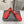 ALAIA PEARL MARY JANE SHOES IN CHERRY RED MESH AND CALFSKIN
