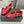 ALAIA PEARL MARY JANE SHOES IN ROSE RED LAMBSKIN