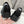 PRA BRUSHED LEATHER LOAFERS GLOSSY BLACK