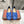 dot sole walk mocassin blue calfskin