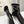 Miu Ankle Boots Pointed Toe Glossy Black Lambskin