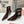 Miu Ankle Boots Pointed Toe Red Brown Lambskin