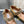 Alaila Biker Ballet Flats In Gold Cowhide 911444