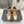 Alaila Biker Ballet Flats In Gold Cowhide 911444