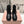 Miu Lace-Up Boots Black Waxed Calfskin