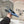 CELINE 25C Slingback Flat Demin Blue Fabric 236746