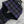 CD 25 Halter-neck Backless Dress Purple Black Wool Fabric