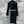 CD 25 Long Coat Black White Polyester