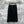 LV 25 Long Skirt Logo Black Polyamide Wool