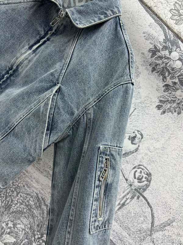 Fendi 25 Denim Jacket Blue Cotton