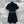 Miu Miu 25 Belt Decorated Denim Dress Black Cotton