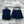 LV 25 Slight Waist Design Set Vest Blue Polyester