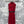 LV 25 Ped Pleated Cross Dress Red Polyester