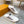 CD RETRO MULE WHITE AND BLACK CALFSKIN