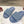 GG Slide Sandal Blue Canvas Rubber 788184
