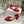 CD Ballet Pump Red Quilted Cowhide