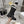 CD D-Major Boot Black Mix White Calfskin And Denim Fabric
