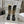 CD D-Major Boot Taupe Mix Black Calfskin And Denim Fabric