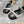 Miu 25C Mary Jane Flat Beige Gray Mix Black Fabric 235370