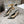 CD 26 Slingback Metallic Floral Embroidery 45mm Black Gold Tweed 592235