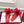 VLogo Bow Mules Women Silk Red