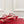 Rockstud Wispy Red Calfskin Mule 60mm