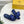 FENDI THICK SOLE 6 CM SEQUIN SLIPPER NAVY BLUE