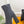 ANKLE BOOTS BLOCK HEEL 9 CM IN BLACK PEPPLE CALFSKIN