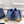 CD B33 Sneaker 30mm In Blue Monogram Denim Fabric 988199