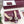 GG 26 Flat Sandals Dark Red Patent Leather 587090