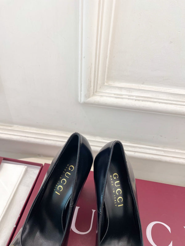 GG 26s Signora Pump 10cm Black Leather 640300
