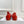 MM 26s Tabi Ballet Flats Red Lambskin 947490