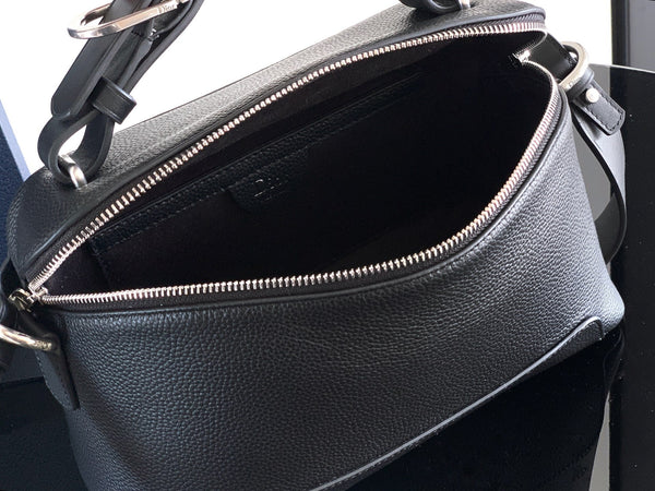 CD 2026 Archie Zipped Bag with Strap 28cm Grained Calfskin 386302