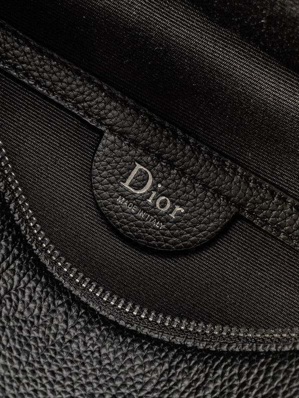 CD 2026 Archie Zipped Bag with Strap 28cm Grained Calfskin 386302