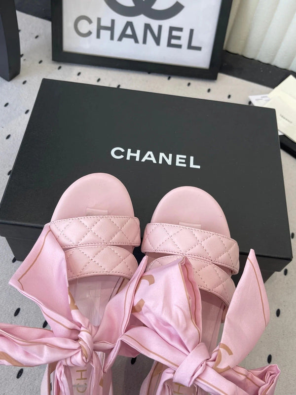 CC 26s Sandals 55 Pink Sheepskin 650078