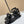 CD 26s Sandals Black Sheepskin Canvas 643494