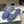 CC 26s Flat Sandals Dark Blue Canvas Sheepskin Double C 649505