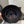 MM BUCKET IN BLACK VELVET WITH LOGO