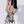 CC BIKINI SWIMSUIT SET IN IVORY WITH BLACK VELVET FLORAL EMBROIDERY 581303