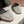 BALLET FLAT SHOES WHITE LAMBSKIN WITH UNIQUE BLACK STRAPS