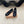 BALLET FLAT SHOES IN BLACK MESH AND SUEDE