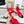CC 26s Sandals 80 Red Black Cowhide Patent Leather 183565