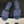 CC 26s Flat Sandals Dark Blue Canvas Sheepskin Double C 649505
