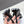 CD 26s High Heels Sandals 85 White Black Fabric Cowhide 661470