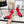 CC 26s Sandals 80 Red Black Cowhide Patent Leather 183565