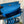KELLY DANSE 22 EVERCOLOR BLUE IN CALFSKIN SLIVER HARDWARE